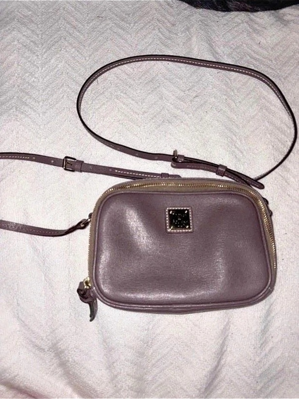 Dooney & Bourke Crossbody Bag in Brown & Red